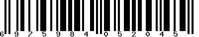 EAN-13 : 6975984052045