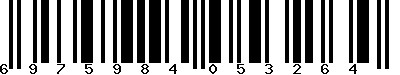 EAN-13 : 6975984053264