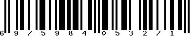 EAN-13 : 6975984053271