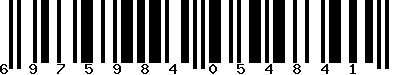 EAN-13 : 6975984054841
