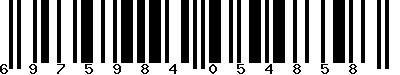EAN-13 : 6975984054858