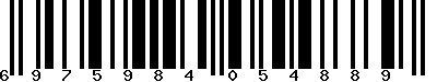 EAN-13 : 6975984054889