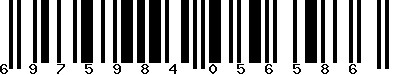 EAN-13 : 6975984056586