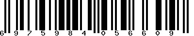 EAN-13 : 6975984056609