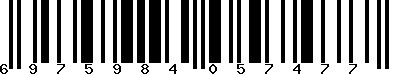 EAN-13 : 6975984057477