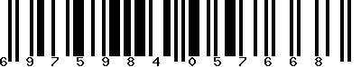 EAN-13 : 6975984057668
