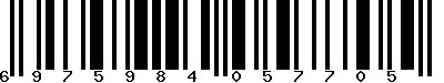 EAN-13 : 6975984057705
