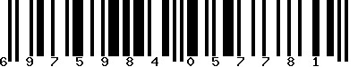 EAN-13 : 6975984057781