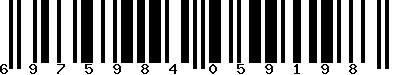 EAN-13 : 6975984059198