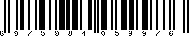 EAN-13 : 6975984059976