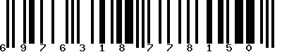 EAN-13 : 6976318778150