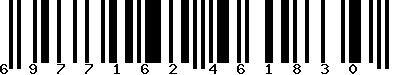 EAN-13 : 6977162461830