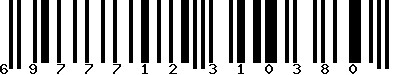 EAN-13 : 6977712310380