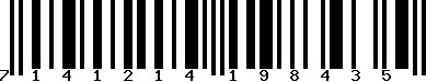 EAN-13 : 7141214198435