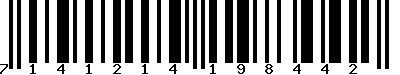 EAN-13 : 7141214198442