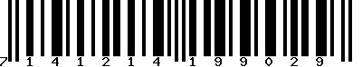 EAN-13 : 7141214199029