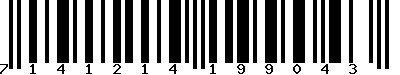 EAN-13 : 7141214199043