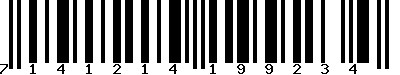 EAN-13 : 7141214199234