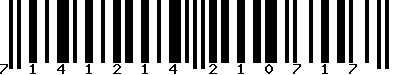 EAN-13 : 7141214210717
