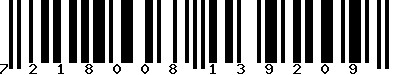 EAN-13 : 7218008139209