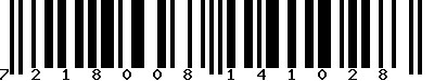 EAN-13 : 7218008141028