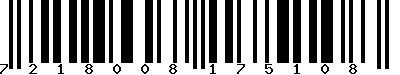 EAN-13 : 7218008175108