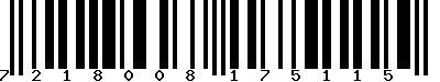 EAN-13 : 7218008175115