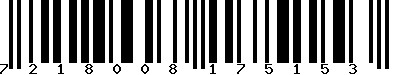 EAN-13 : 7218008175153