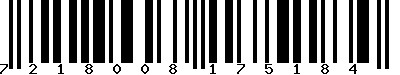 EAN-13 : 7218008175184