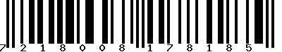 EAN-13 : 7218008178185