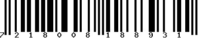 EAN-13 : 7218008188931