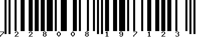 EAN-13 : 7228008197123