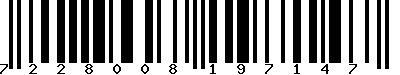 EAN-13 : 7228008197147