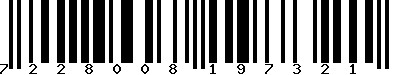 EAN-13 : 7228008197321