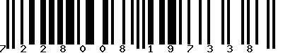 EAN-13 : 7228008197338