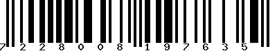 EAN-13 : 7228008197635