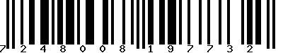 EAN-13 : 7248008197732