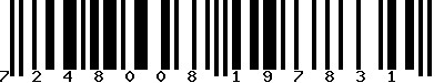 EAN-13 : 7248008197831