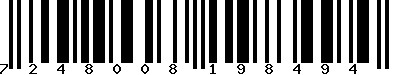 EAN-13 : 7248008198494