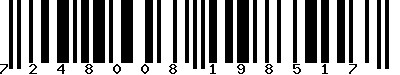 EAN-13 : 7248008198517