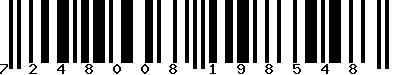 EAN-13 : 7248008198548