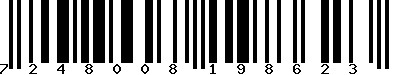 EAN-13 : 7248008198623