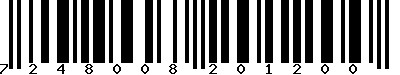 EAN-13 : 7248008201200