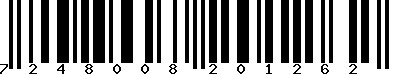 EAN-13 : 7248008201262