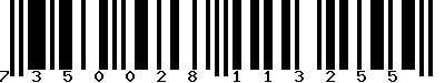 EAN-13 : 7350028113255
