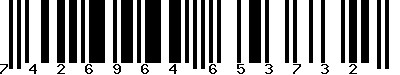 EAN-13 : 7426964653732