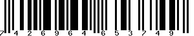 EAN-13 : 7426964653749