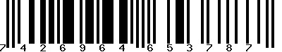 EAN-13 : 7426964653787