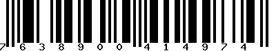 EAN-13 : 7638900414974