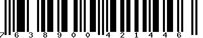 EAN-13 : 7638900421446